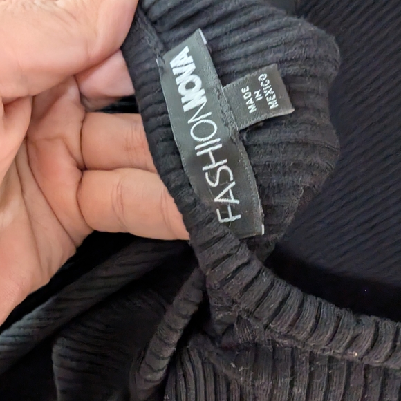 Fashion Nova Black Long Sleeve Jumpsuit - Picture 4 of 5